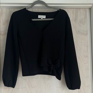 Black Wrap Top